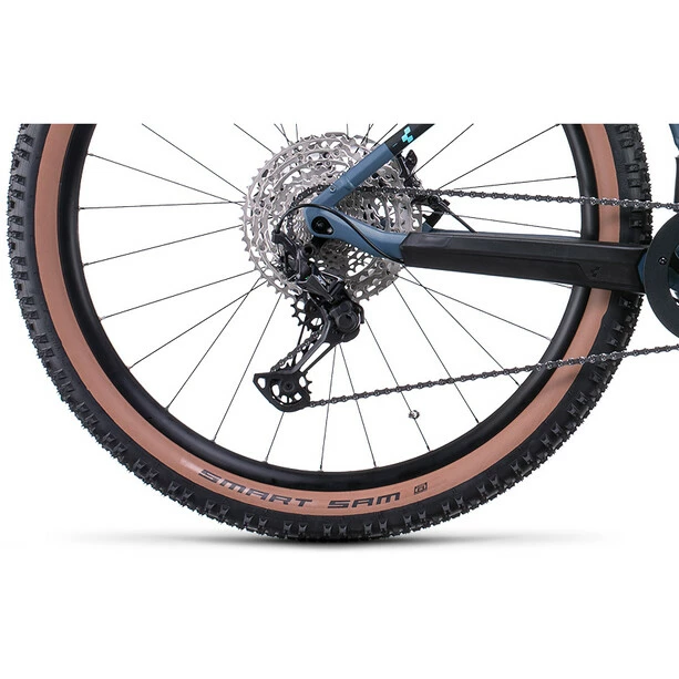 Cube Online På Bikester Cube Reaction Hybrid SLT 750 Trapeze Blå - Bild 4