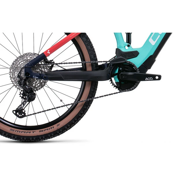 Cube Online På Bikester Cube Stereo Hybrid 120 SL 625 Turkos - Bild 3