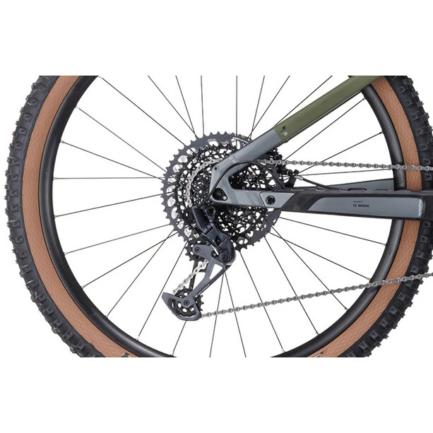 Cube Online På Bikester Cube Stereo Hybrid 120 TM 750 Grå/oliv - Bild 4