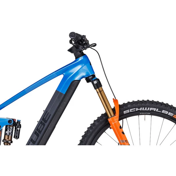 Cube Online På Bikester Cube Stereo Hybrid 140 HPC Actionteam 750 Blå/svart