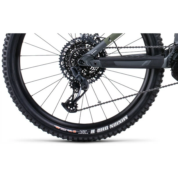 Cube Online På Bikester Cube Stereo Hybrid 140 HPC TM 625 Oliv/grå - Bild 4